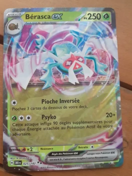 Carte Pokémon Bérasca EX 025/182 EV10 Rivalités destinées - Neuve