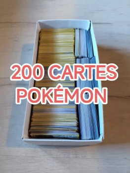 200 cartes Pokémon
