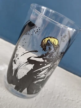 Verre Officiel ONE PIECE - Sanji Vinsmoke (Rare - Banpresto Japan)