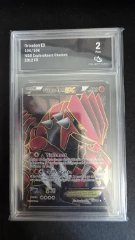 Carte Pokémon Gradéee Collect Aura Groudon EX 106/108 2 Explorateur Obscurs