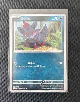 Carte Pokémon - Zorua 61/86 - Flammes Blanches