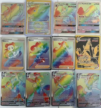 Lot de cartes Pokémon Full Art / Rainbow / GX / VMAX