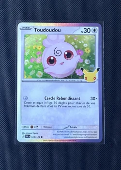 Carte Pokémon - Toudoudou 120/128 - Holo - 30ème Anniversaire
