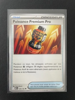 Carte Pokémon - PUISSANCE PREMIUM PRO 124/132 - Méga évolution