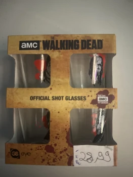 Lot 4 verre the wallons dead neuf