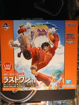 Figurine One Piece "Masterlise" Last One : Luffy & Vegapunk - EggHead - Ichiban Kuji