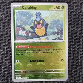 Carte pokemon Carabing 009/086 POKEBALL - EV10.5  Foudre Noire