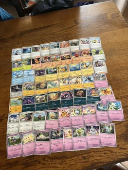 Lot de 59 cartes Pokémon