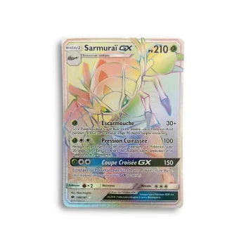 Carte Pokémon –Sarmuraï GX-148/147–Ombres Ardentes