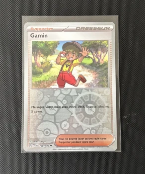 Carte Pokémon - Gamin 198/198 - Reverse - Écarlate et Violet