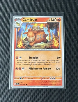 Carte Pokémon - Camérupt 32/197 - Flammes Obsidiennes