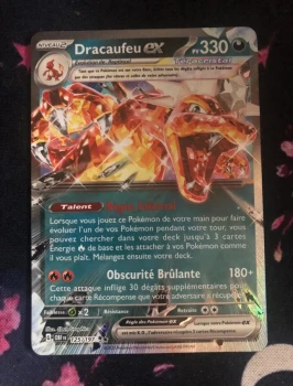 Carte pokemon dracaufeu ex