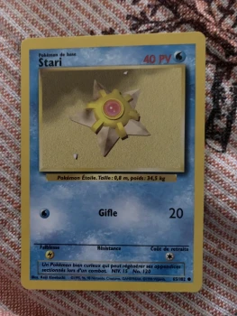 Carte Pokémon édition 1995