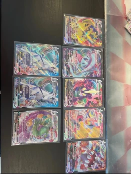 Lot de 8 cartes Vmax
