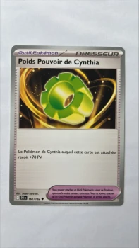 Poids  pouvoir de cynthia 162/182 Rivalités destinées