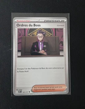 Carte Pokémon - Ordre du Boss 183/217 - Héros Transcendants