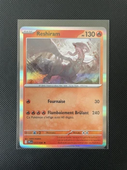 Carte Pokémon - RESHIRAM 017/094 - Holo - Flammes Fantasmagoriques