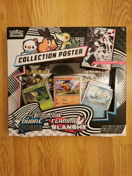Coffret Collection Poster Unys - Écarlate et Violet - Foudre Noire et Flamme Blanche EV10.5