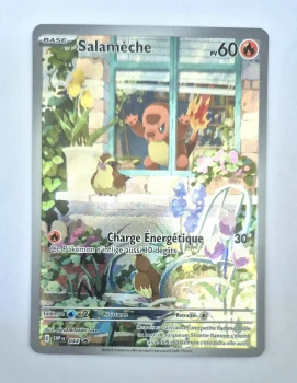 Carte Pokémon Salamèche - SVP Écarlate et Violet - Carte Promo 044 - Full Art - Carte Française