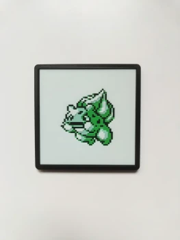 Plaque décorative Sprite Bulbizarre - jeux GameBoy 1G