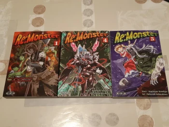 Lot 3 mangas - Re : Monster - tomes 1, 4 et 5