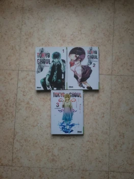 Vends un lot de manga "Tokyo Ghoul" les tomes 1, 2 et 3