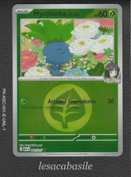 Mystherbe d'Erika 001/217 reverse Energie - ME2.5 - Héros Transcendants (2026)
