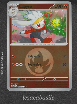 Lapyro 037/217 reverse Energie - ME2.5 - Héros Transcendants (2026)