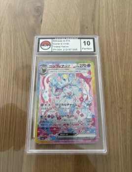 Carte Pokémon gradée sylveon ex FA
