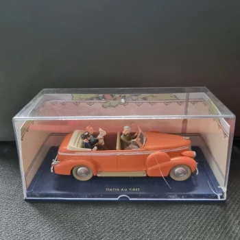 Le taxi de New Delhi Tintin au Tibet Hergé - Moulinsart 2001 avec sa boite d'origine