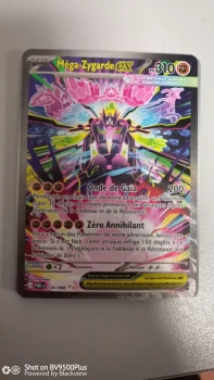 Pokémon Mega Zygarde ex POR 120.Carte en très bon état, sortie de booste