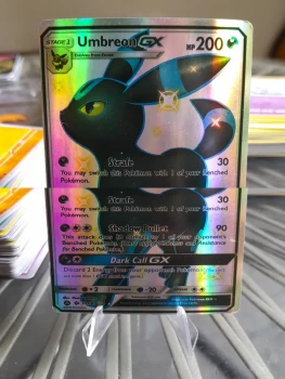 Umbreon Shiny Gx + Erreur d'impression (décalage)