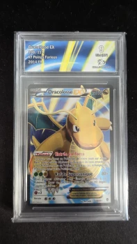 Carte Gradée Pokémon Collect Aura Dracolosse EX 108/111 9 + missprint dos n°359830752