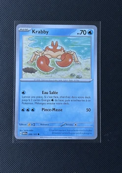 Carte Pokémon - Krabby 98/165 - 151