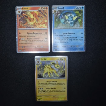 Cartes Pokemon : Pyroli/Aquali/Voltali - Promo SV