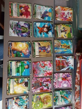 Cartes "dragon ball super card game" a l'unité ou en lot