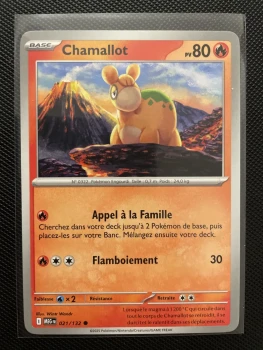 Carte Pokémon - CHAMALLOT 021/132 - Méga Évolution
