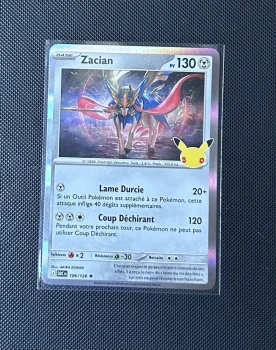 Carte Pokémon - Zacian 106/128 - Holo - 30ème Anniversaire