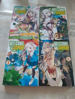 Lot 4 mangas - Welcome to japan Elfe de mes rêves - Tomes 1 à 4 - Meian