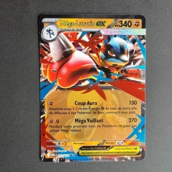 Carte pokemon Méga-Lucario ex 077/132 - ME01 - Méga Evolution (2025)