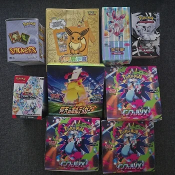 Displays Pokemon : 9 boites vides