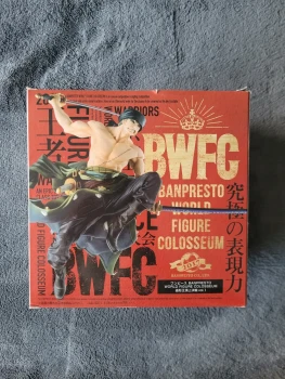 Figurine banpresto world figure colosseum zoro 2017