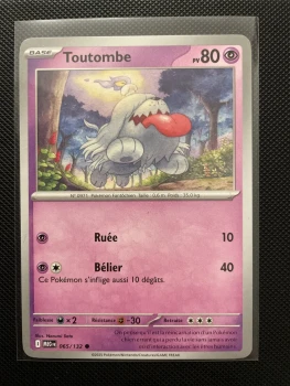 Carte Pokémon - TOUTOMBE 065/132 - Méga évolution