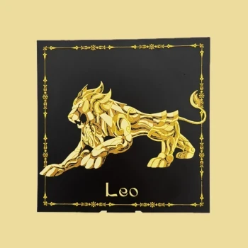 Saint Seiya – Armure du Lion | Portrait décoratif impression 3D | Chevaliers du Zodiaque