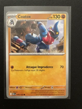Carte Pokémon - COATOX 079/132 - Méga évolution