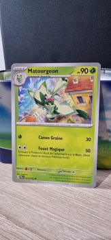 Carte Pokémon Matourgeon Évolution à Paldéa