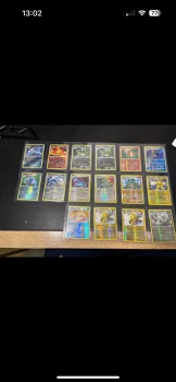 Carte Pokémon reverse et holographique série diamant et perle, platine