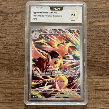 Carte Pokémon Typhlosion De Luth 190/182 EV10 Gradée PCA 9.5 FR 🇫🇷