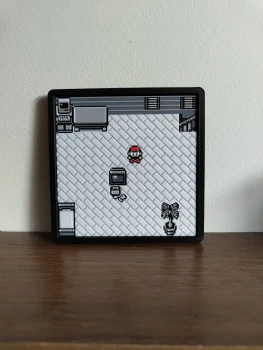Plaque décorative chambre Red - jeux GameBoy 1G
