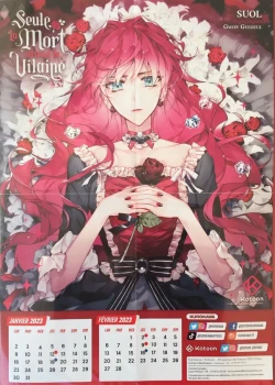 Poster Manga Seule La Mort Attend La Vilaine Kurokawa Kotoon Webtoon Delitoon